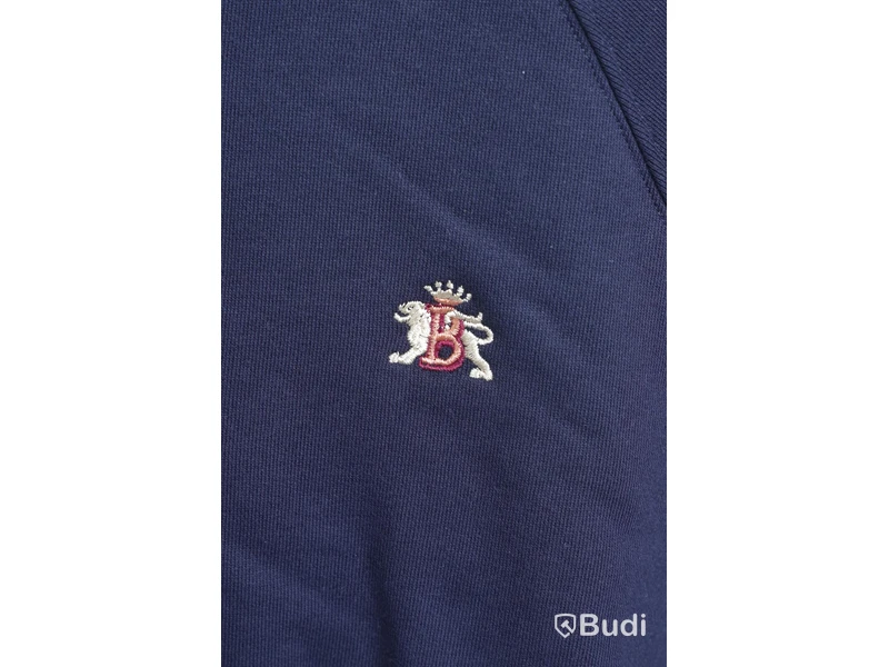 Tröja - BARACUTA, Crew Neck Logo, Night Blue (Storlek XL)