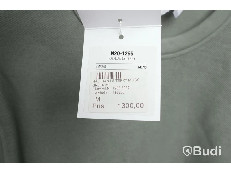Tröja - NORSE PROJECTS, Halfdan LS Terry, Moss Green (Strl M)  Nypris: 1300 kr