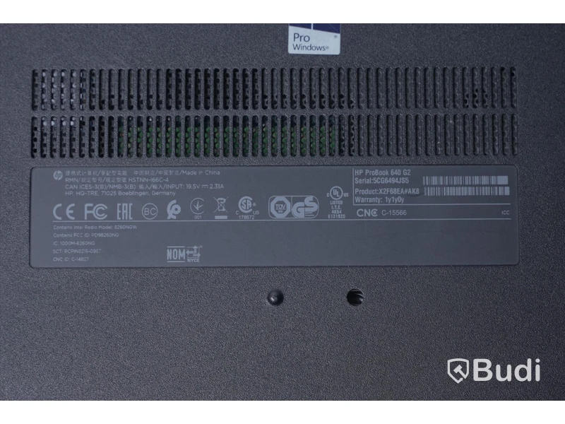 Dator - HP Probook 640 G2. Saknar laddare och operativsystem