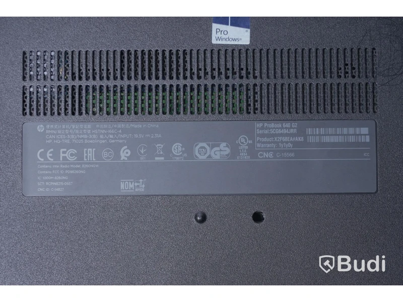 Dator - HP Probook 640 G2. Saknar laddare