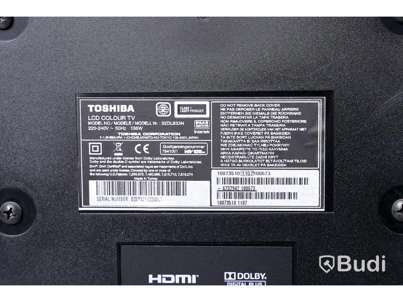 Toshiba LCD TV, 32 tum med fjärrkontroll