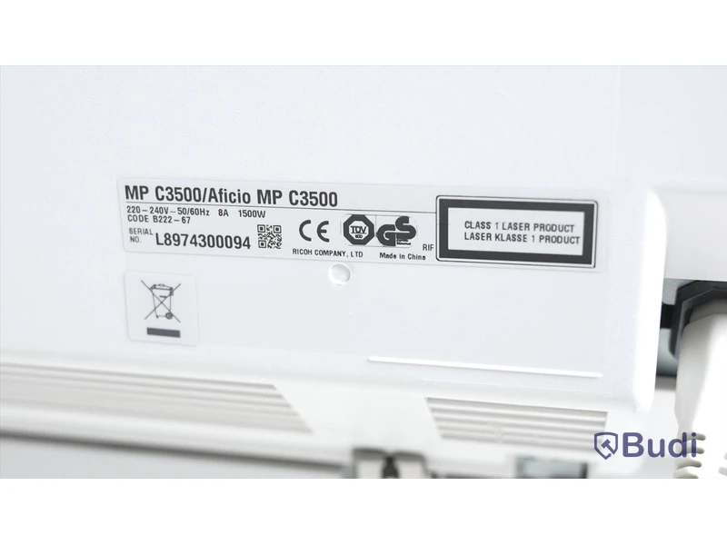 Skrivare -Konica/Gestetner MP C3500 Aficio