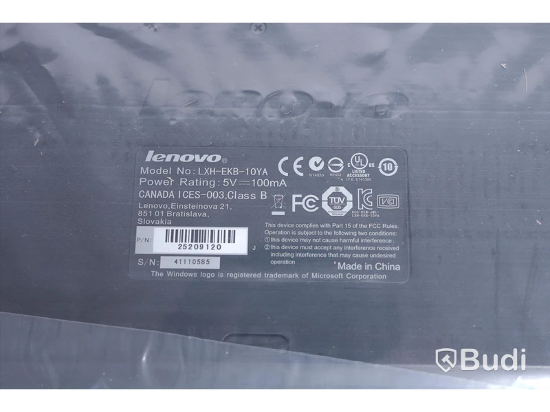 Tangentbord- Lenovo LXH-EKB-10YA Ny.