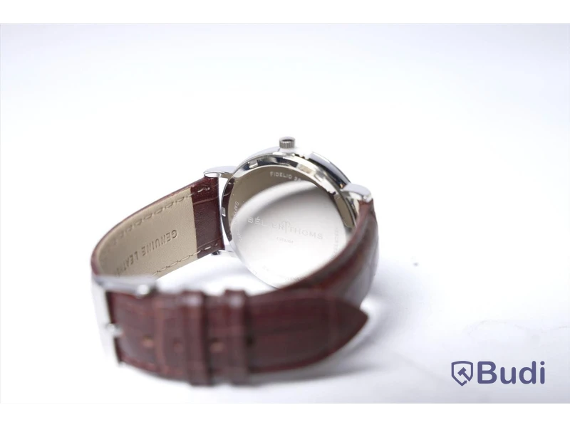 Armbandsur med armband i kalvskinn - BÉLIER THOMS ink armband av strutsskinn, Nypris: 3000 kr