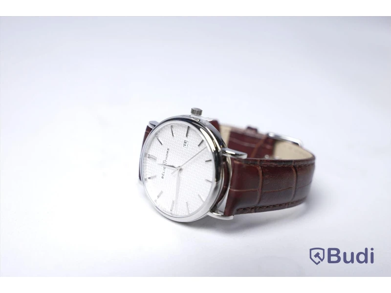 Armbandsur med armband i kalvskinn - BÉLIER THOMS ink armband av strutsskinn, Nypris: 3000 kr