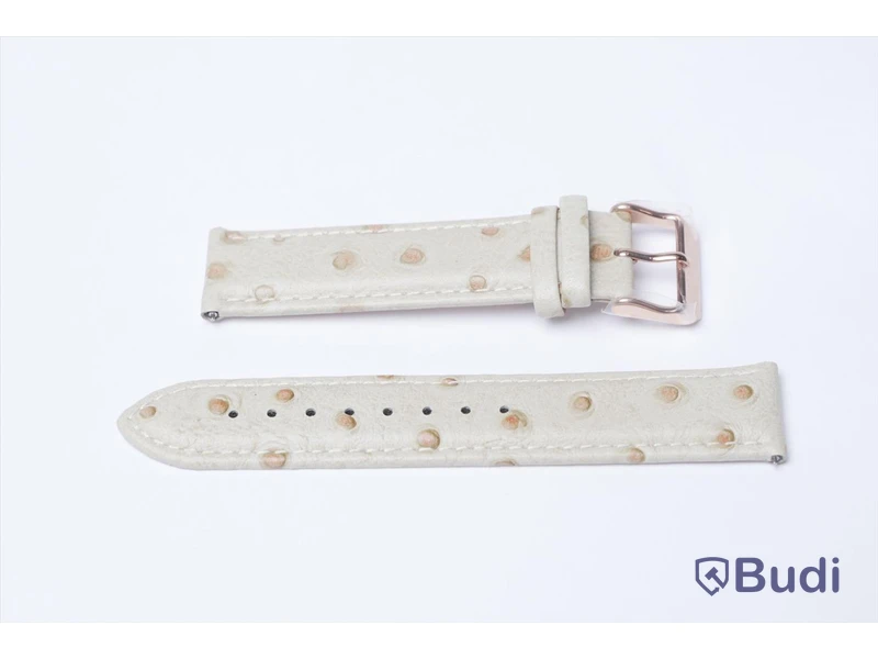 Armbandsur med armband i kalvskinn - BÉLIER THOMS ink armband av strutsskinn, Nypris: 3000 kr
