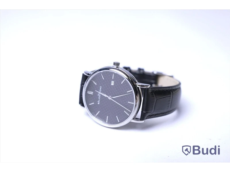 Armbandsur med armband i kalvskinn - BÉLIER THOMS ink armband av strutsskinn, Nypris: 3000 kr