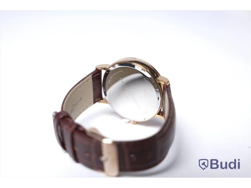 Armbandsur med armband i kalvskinn - BÉLIER THOMS ink armband av strutsskinn, Nypris: 3000 kr