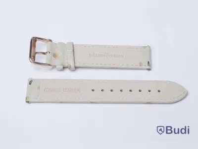 Armbandsur med armband i kalvskinn - BÉLIER THOMS ink armband av strutsskinn, Nypris: 3000 kr