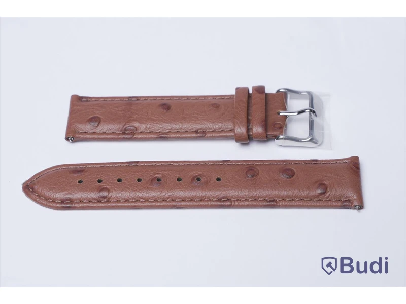 Armbandsur med armband i kalvskinn - BÉLIER THOMS ink armband av strutsskinn, Nypris: 3000 kr