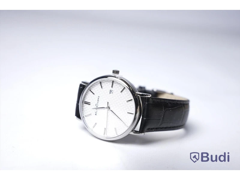 Armbandsur med armband i kalvskinn - BÉLIER THOMS ink armband av strutsskinn, Nypris: 3000 kr