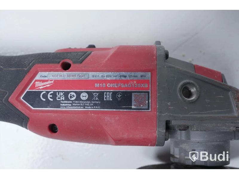 Vinkelslip - Milwaukee M18 ONE FSAG125XB
