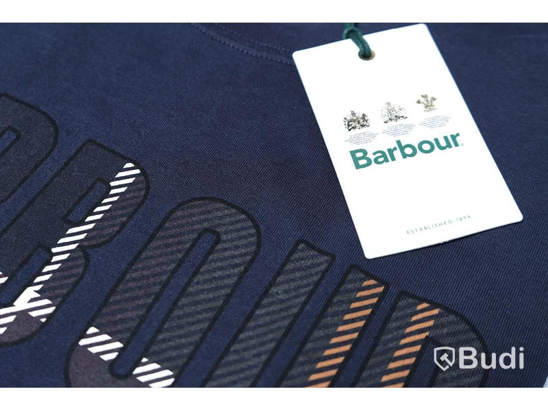 Stickad tröja & T-shirt - Barbour (Storlek M). Nypris 1729kr.