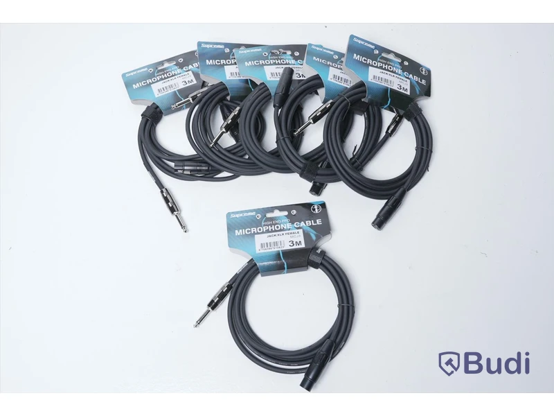 Audio Kabel 6st - Supreme Jack/XLR-Female 3m