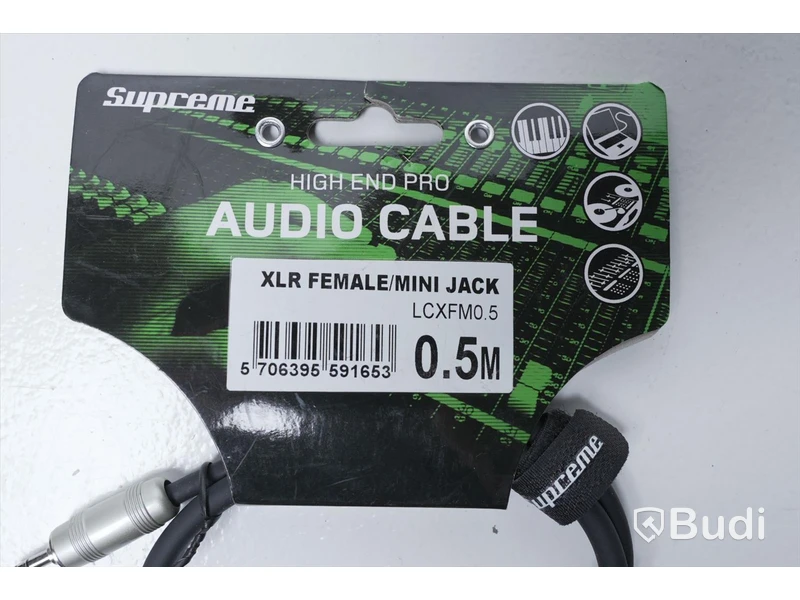 Audio Kabel 3st - Supreme XLR Female/Mini Jack 0,5m