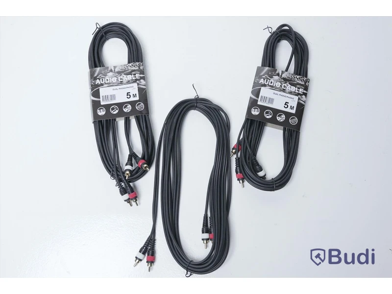 RCA Kabel 3 st - Supreme Dual Phono/Phono 5 m