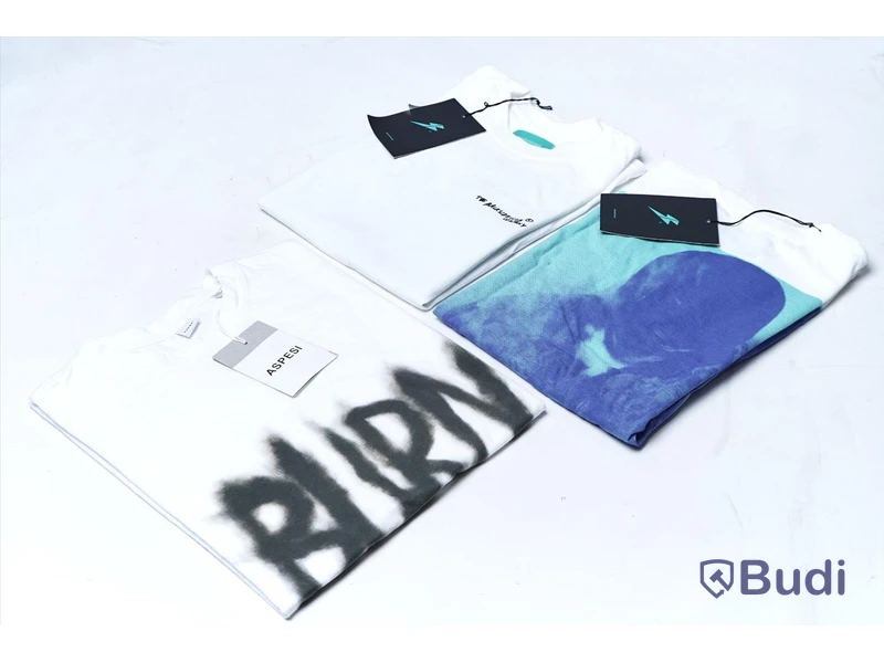 3 pack T-shirts - Backsideclub & Aspesi (Storlek S). Nypris 1900kr.