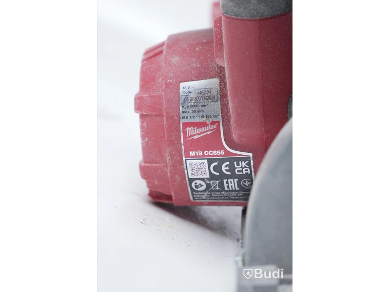 Milwaukee Cirkelsåg - M18 CCS55 utan batteri och laddare