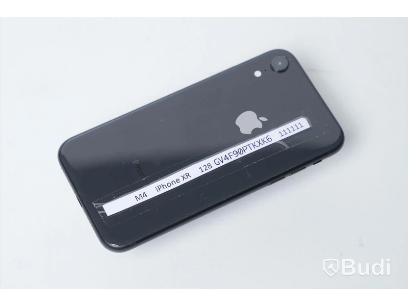 iPhone XR 128GB - Batterihälsa: 99 procent, Skärmen har sprickor samt repor