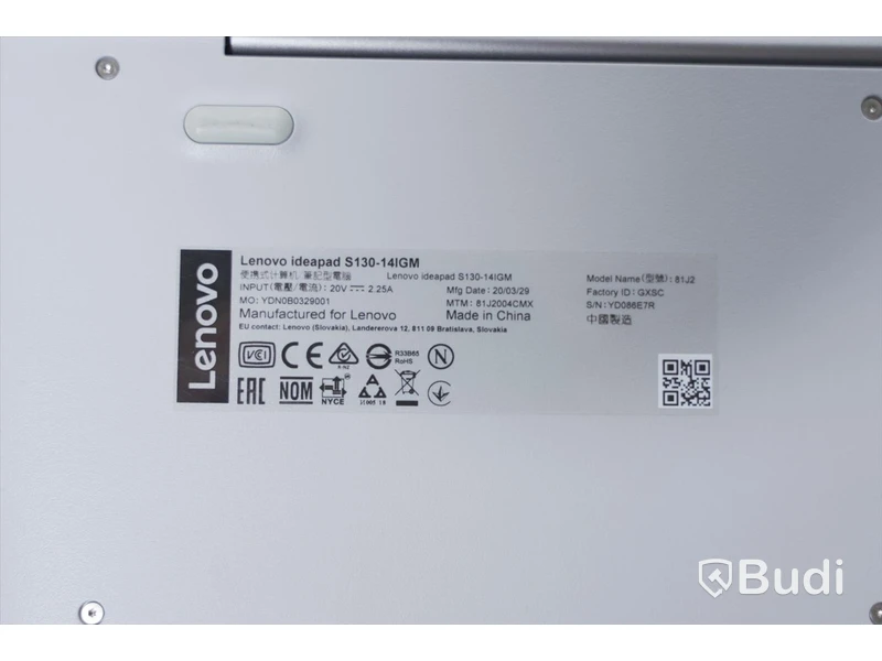 Lenovo Ideapad S130-14IGM, laddare ingår ej