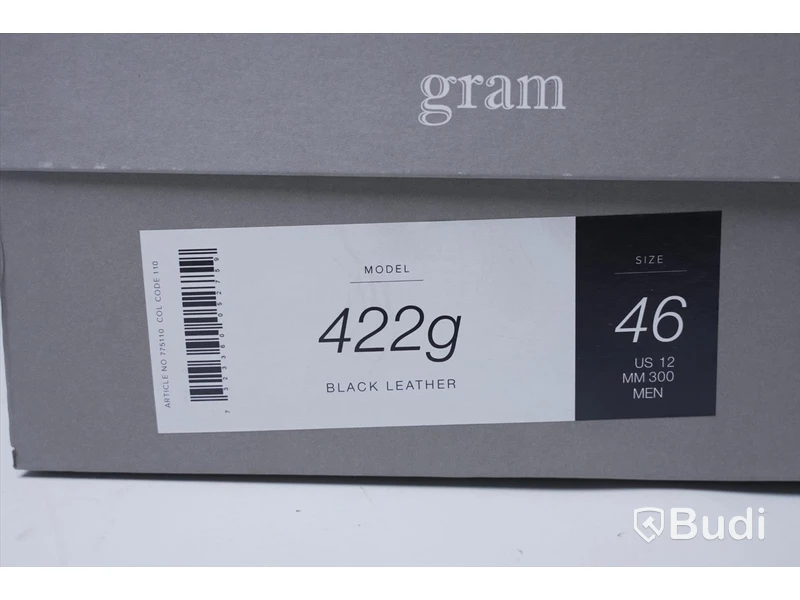 Skor i läder - Gram 422g,  strl 46, Nypris ca: 1500 kr