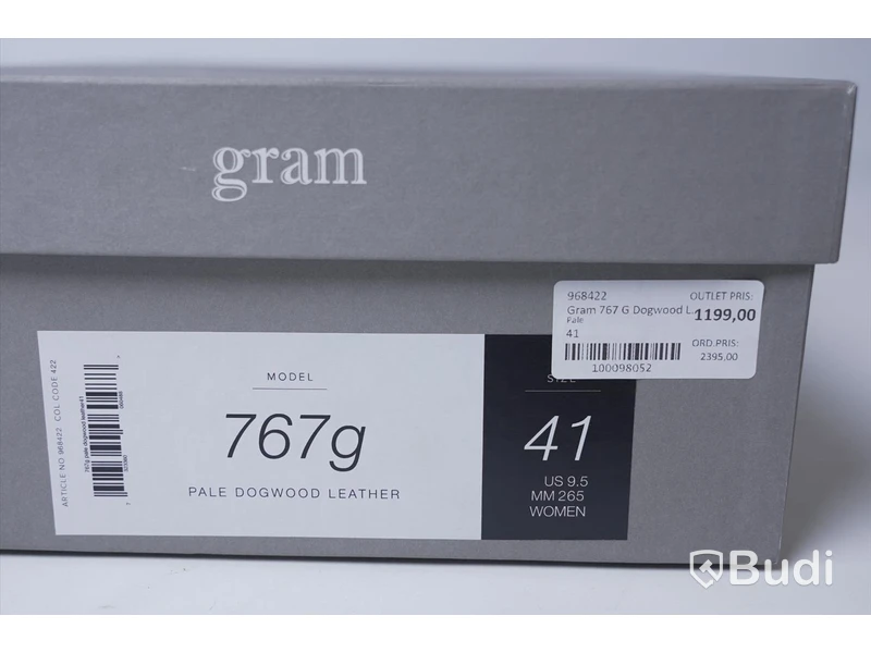 Skor i läder - Gram 767g Pale Dogwood Leather, strl 41, Nypris ca: 1199 kr