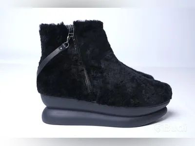 Skor med dragkedja - Gram 503g Black Shearling, strl 38, Nypris ca: 1200 kr