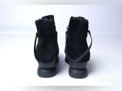 Skor med dragkedja - Gram 503g Black Shearling, strl 38, Nypris ca: 1200 kr