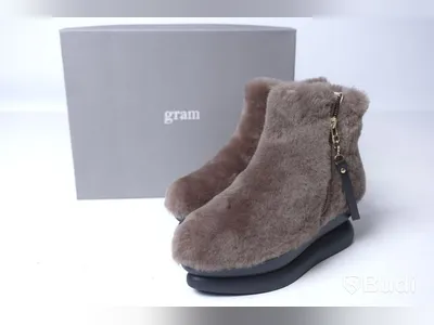Skor med dragkedja - Gram 503g Pumpkin Shearling, strl 41, Nypris ca: 1200 kr