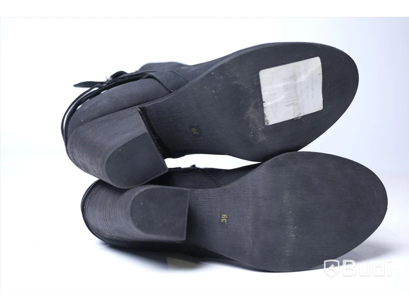 Boots i skinn - She store Raffa shoes black, strl 39, Nypris 1300 kr