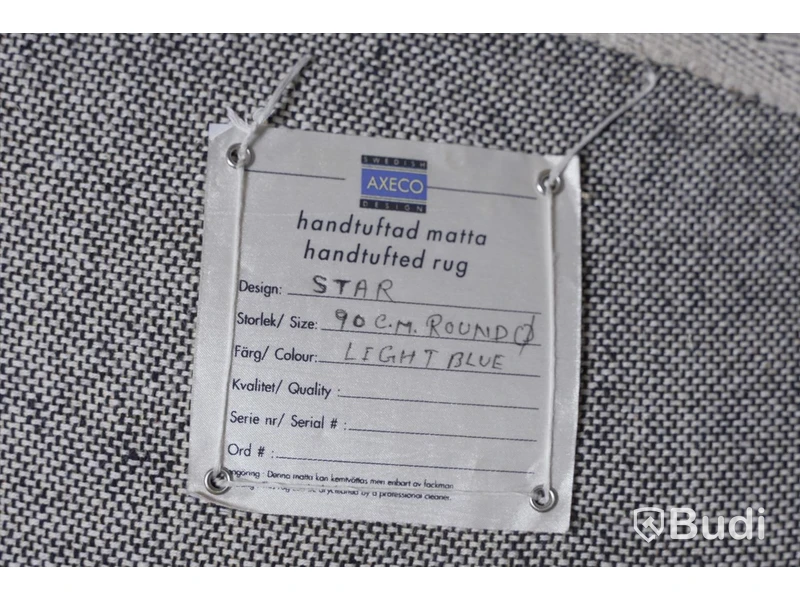 Axeco Handtuftad Matta 90cm