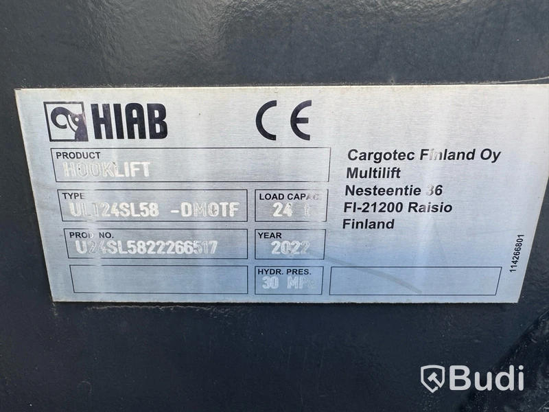 Tridemväxlare Mercedes-Benz Arocs 12.8 PowerShift -2022 | HIAB 24 ton