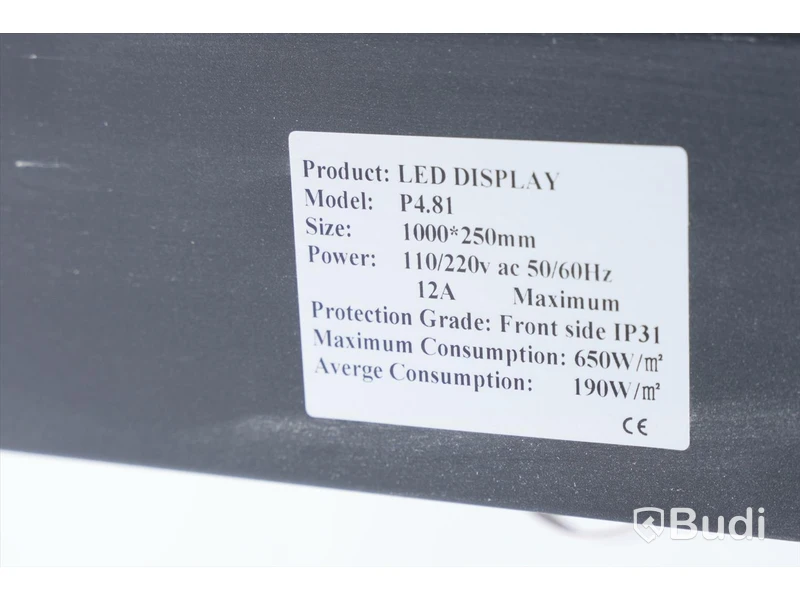 LED Display 84st samt Armatur 23st - LV-97-59, P4.81