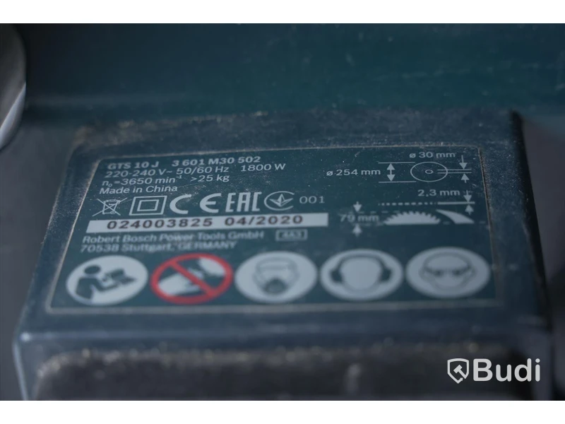 Bosch, Bordscirkelsåg GTS 10J Professional
