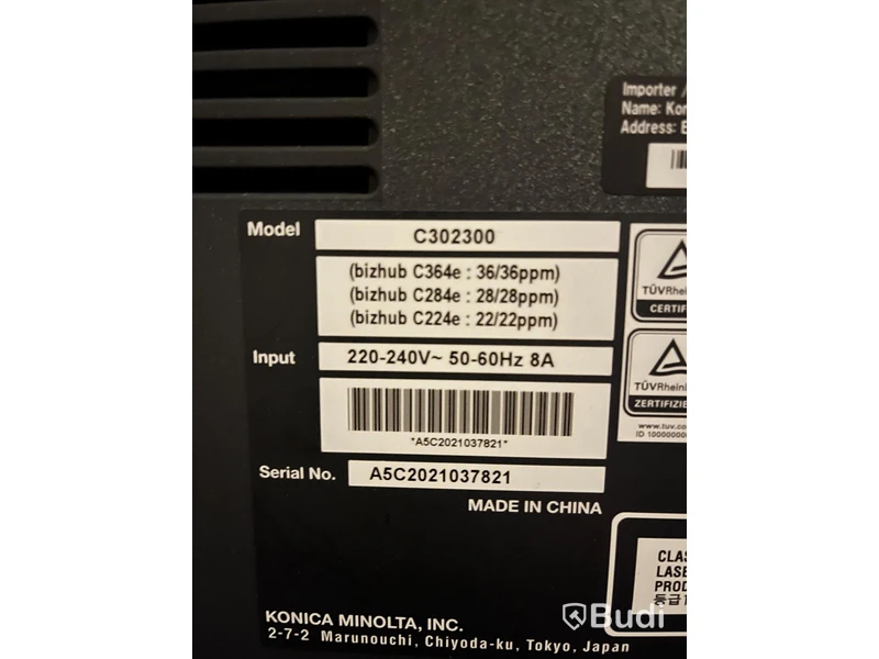 Skrivare - Konica minolta, Bizhub C284e