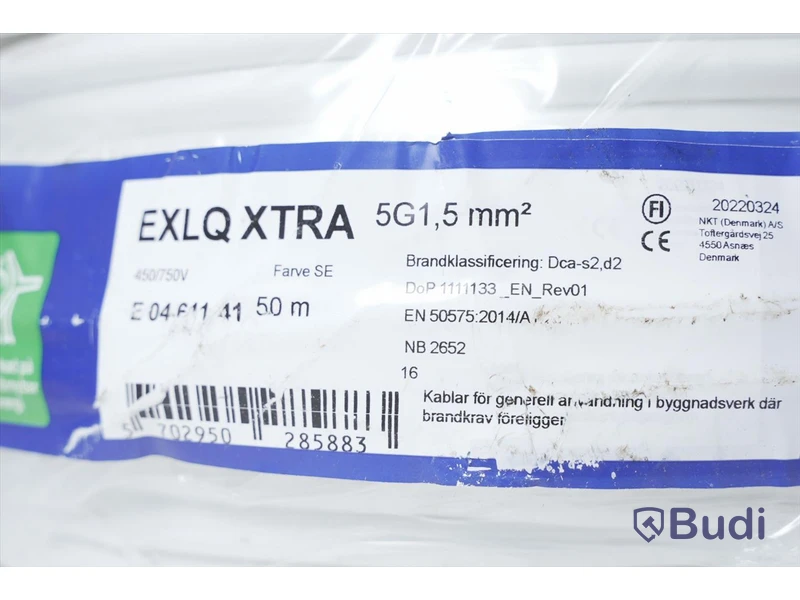 Installationskablar - NKT EXLQ XTRA 50m 7st