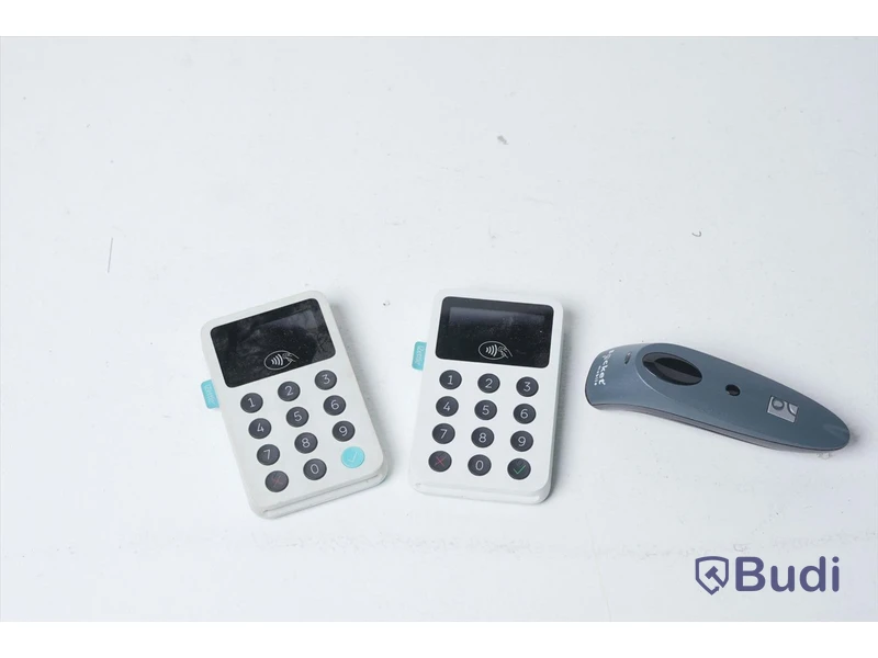 2 st iZettle reader med scanner