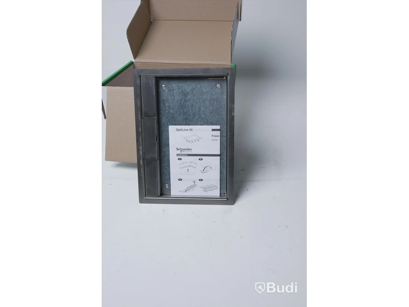 2 st Schneider Electric OL50 Metal Floor Box 8 Modules