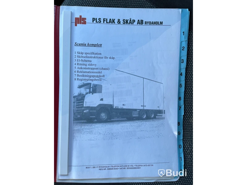 Lastbil Scania R480 6x2-2009 | PLS | Öppningsbar sida | VBG | Z-lyft LÅGA MIL