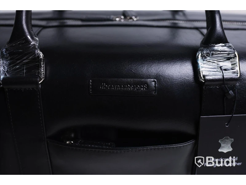 Weekender bag i skinn - Aalborg, Black, dbamante1298 - NY- Ord Pris: 3250 sek