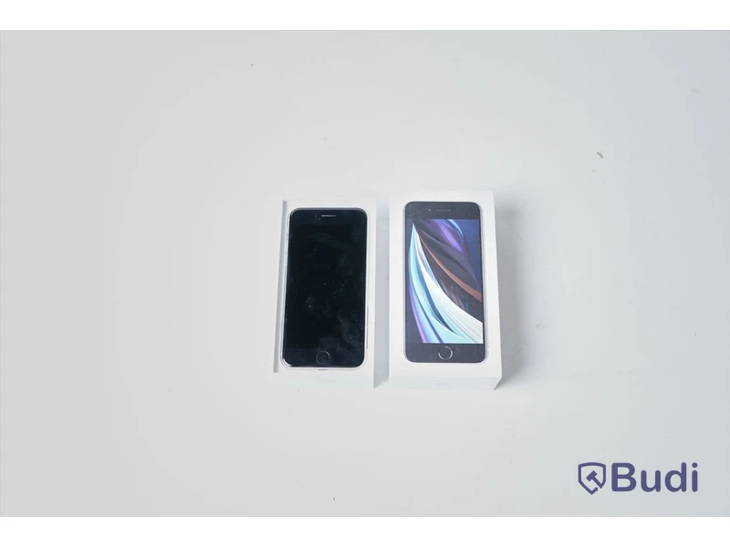 iPhone SE - 64 GB, batterihälsa 95 procent, Saknar laddare