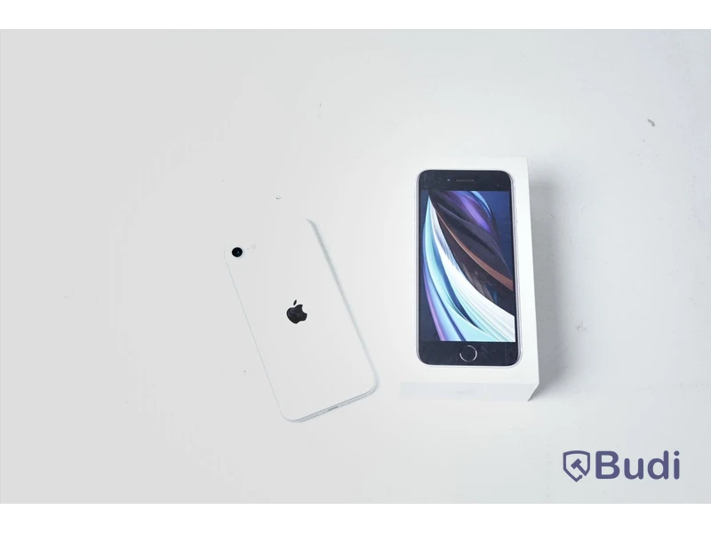 iPhone SE - 64 GB, batterihälsa 95 procent, Saknar laddare