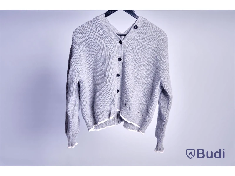 Stickad Kofta - Proenza Schouler White Label Wool Cardigan - Strl XS (Nypris ca 5600 kr)