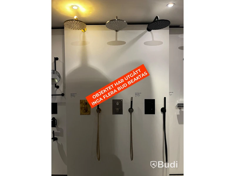 Tapwell BOX inbyggnadsdusch brushed nickel (Obs! Behöver kompletteras med delar)