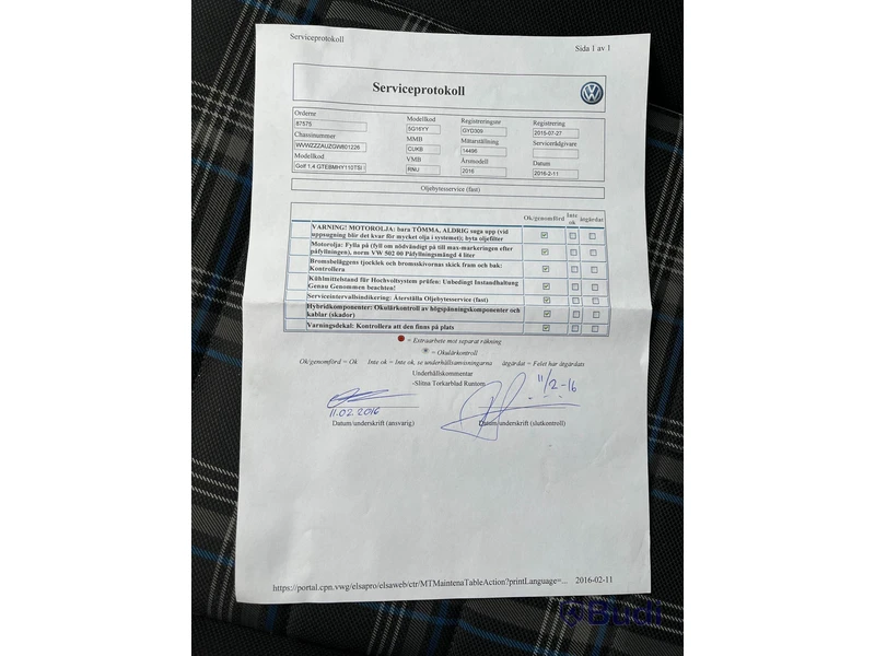 Volkswagen Golf GTE - 2015 | automat | 204 hk | Hybrid - bensin/el