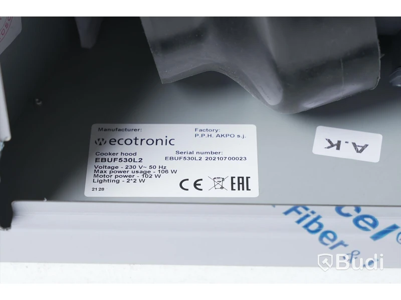 Köksfläkt - Ecotronic EBUF530L2