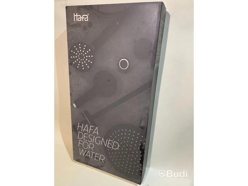 Takdusch, Hafa Bathroom Mix Slim Round (exklusive duschhuvud), Svart - Nypris ca 8000kr