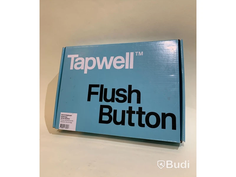 Spolknapp, Tapwell DUO 112, Mattsvart - Nypris ca 3000 kr
