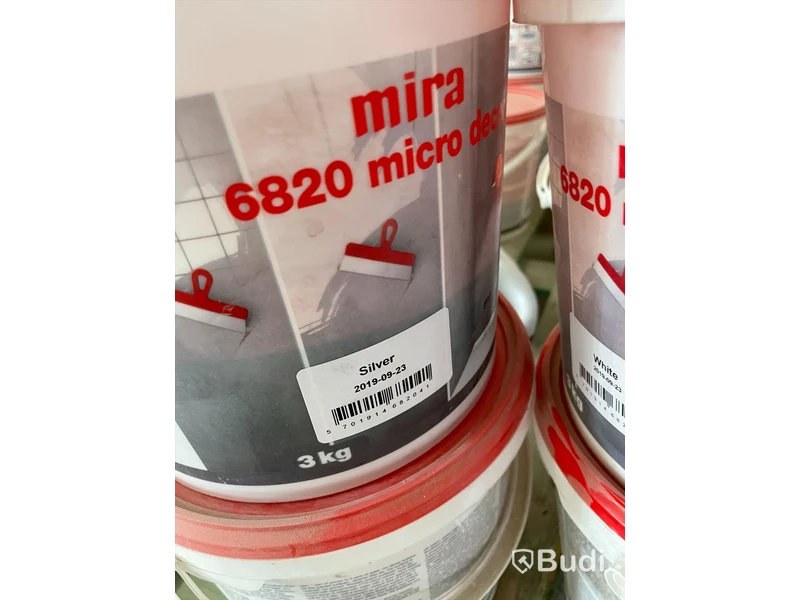 Väggspackel - Mira 6820 Micro Decor (olika färger) - OBS kolla tillverkningsdatum, se bild