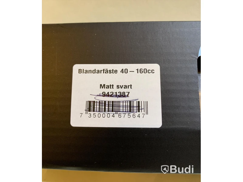 Blandarfsäte, Trio Perfekta 40 - 160 cc, Svart - Nypris ca 1000 kr